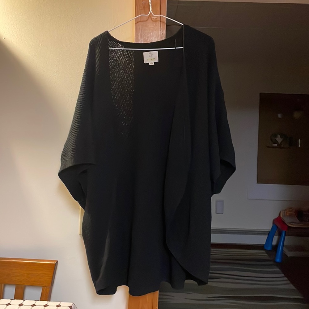 Aerie Offline L/XL Sweater in Black